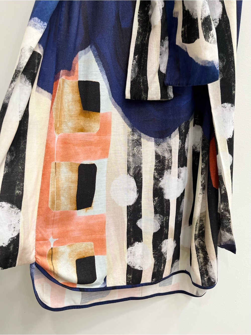 HENRIK VIBSKOV Flute Midi Dress Layered Drapes Lagenlook Geometric Artsy - Picture 11 of 15